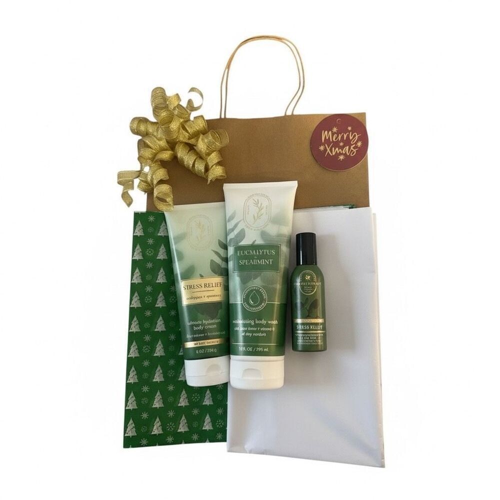 Ready to Gift Bath and Body Works Set of 3 Stress Relief